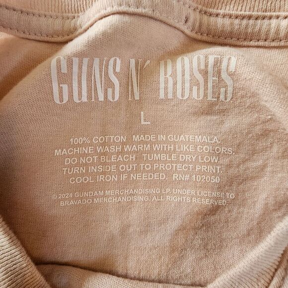 Guns N' Roses Light Pink Tshirt With Graphics Size Large - Picture 4 of 5